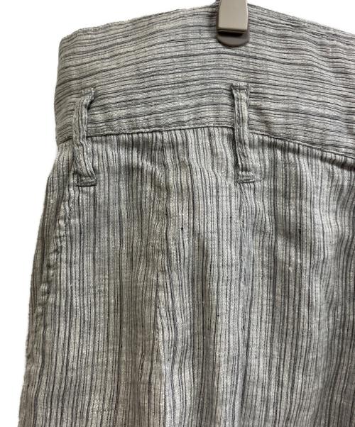 Porter Classic（ポータークラシック）Porter Classic (ポータークラシック) リネンクラシックパンツ ライトグレー サイズ:XXLの古着・服飾アイテム