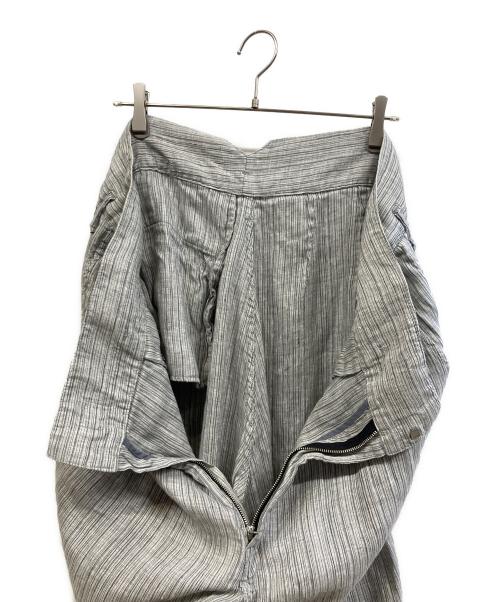 Porter Classic（ポータークラシック）Porter Classic (ポータークラシック) リネンクラシックパンツ ライトグレー サイズ:XXLの古着・服飾アイテム