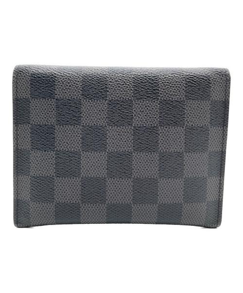LOUIS VUITTON（ルイ ヴィトン）LOUIS VUITTON (ルイ ヴィトン) 折り財布　ダミエ　グラフィット ポルトフォイユ・コンパクト・モデュラブル ブラウンの古着・服飾アイテム