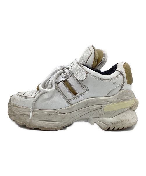 Maison Margiela（メゾンマルジェラ）Maison Margiela (メゾンマルジェラ) ロートップレトロフィットスニーカー ホワイト サイズ:39の古着・服飾アイテム