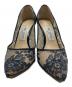 JIMMY CHOO (ジミーチュウ) レースパンプス ネイビー サイズ: 23.5cm：12000円