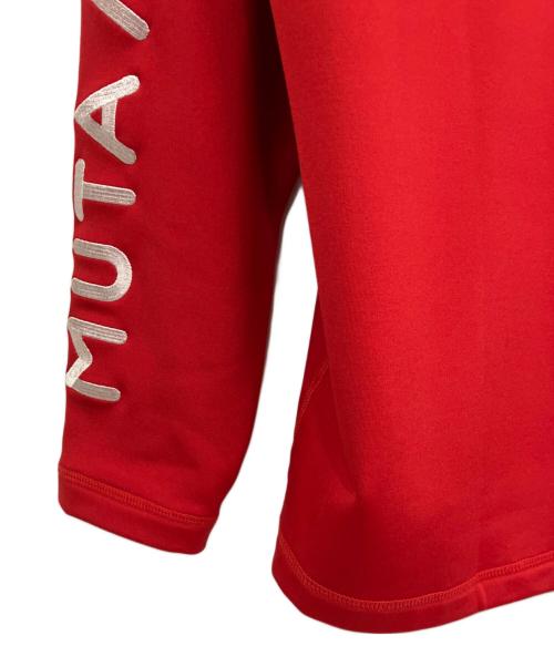 muta MARINE（ムータマリン）muta MARINE (ムータマリン) ストレッチ プルオーバーパーカー レッド サイズ:Mの古着・服飾アイテム