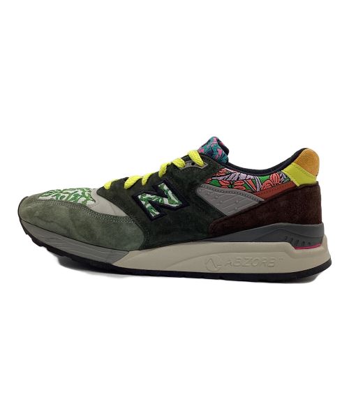 NEW BALANCE（ニューバランス）NEW BALANCE (ニューバランス) ローカットスニーカー グリーン×ブラウン サイズ:11の古着・服飾アイテム