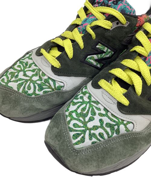 NEW BALANCE（ニューバランス）NEW BALANCE (ニューバランス) ローカットスニーカー グリーン×ブラウン サイズ:11の古着・服飾アイテム