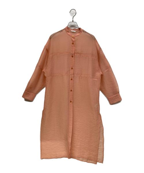 CLANE（クラネ）CLANE (クラネ) リングシアーシャツ ピンク サイズ:1の古着・服飾アイテム