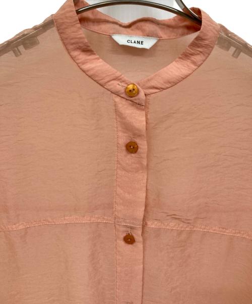 CLANE（クラネ）CLANE (クラネ) リングシアーシャツ ピンク サイズ:1の古着・服飾アイテム