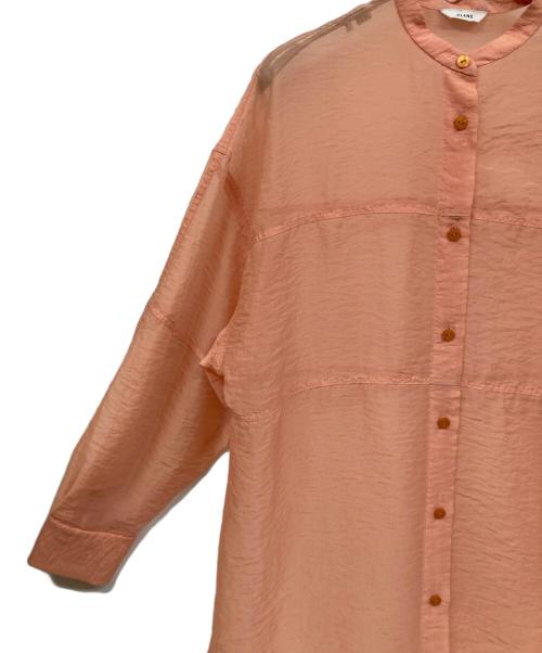 CLANE（クラネ）CLANE (クラネ) リングシアーシャツ ピンク サイズ:1の古着・服飾アイテム