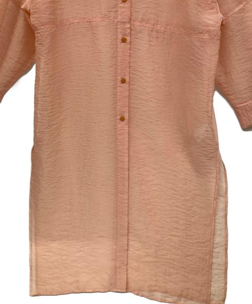 CLANE（クラネ）CLANE (クラネ) リングシアーシャツ ピンク サイズ:1の古着・服飾アイテム
