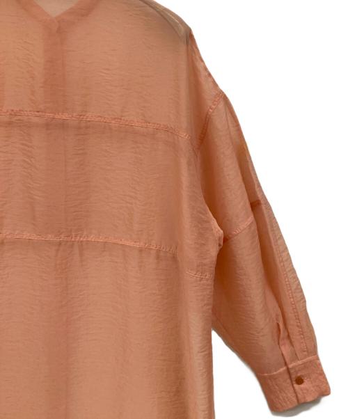 CLANE（クラネ）CLANE (クラネ) リングシアーシャツ ピンク サイズ:1の古着・服飾アイテム