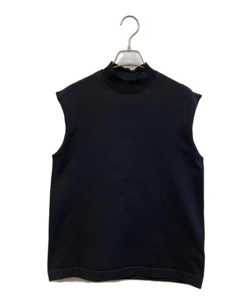 ADORE（アドーア）ADORE (アドーア) ベーシックノースリーブニット ブラック サイズ:38の古着・服飾アイテム