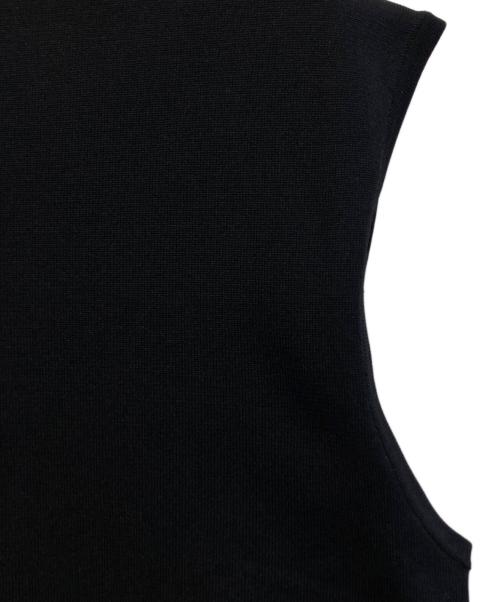 ADORE（アドーア）ADORE (アドーア) ベーシックノースリーブニット ブラック サイズ:38の古着・服飾アイテム