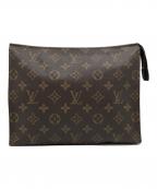 LOUIS VUITTONルイ ヴィトン）の古着「LOUIS VUITTON ポッシュトワレット26 」｜ブラウン