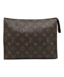 LOUIS VUITTON（ルイ ヴィトン）の古着「LOUIS VUITTON ポッシュトワレット26 」｜ブラウン