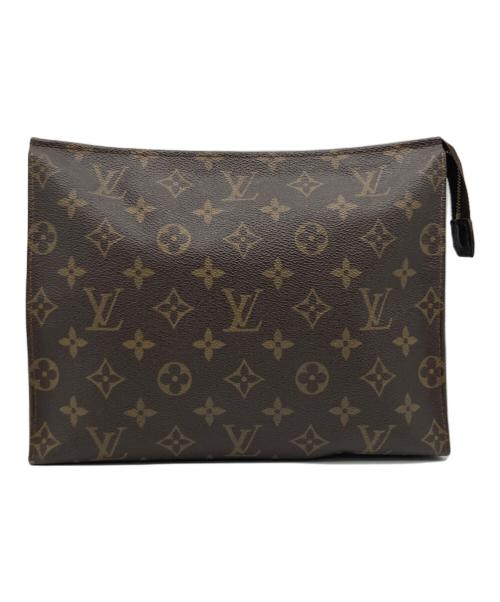 LOUIS VUITTON（ルイ ヴィトン）LOUIS VUITTON (ルイ ヴィトン) LOUIS VUITTON ポッシュトワレット26  ブラウンの古着・服飾アイテム