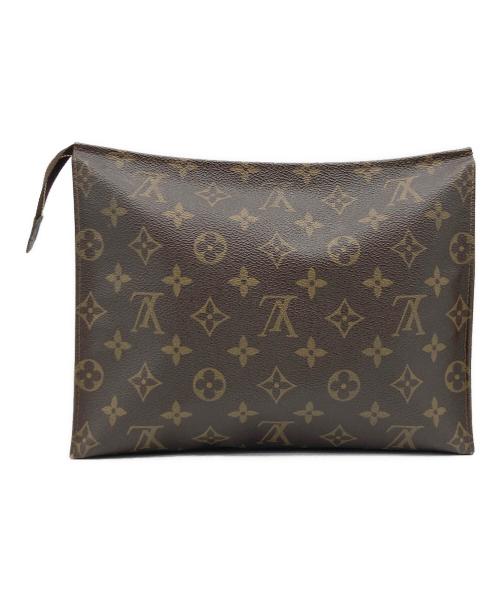 LOUIS VUITTON（ルイ ヴィトン）LOUIS VUITTON (ルイ ヴィトン) LOUIS VUITTON ポッシュトワレット26  ブラウンの古着・服飾アイテム