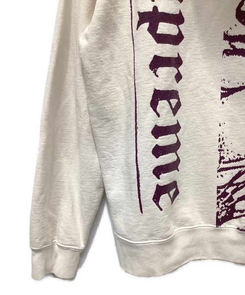 SUPREME（シュプリーム）Supreme (シュプリーム) マリア様プリント プルオーバーパーカー アイボリー サイズ:Lの古着・服飾アイテム