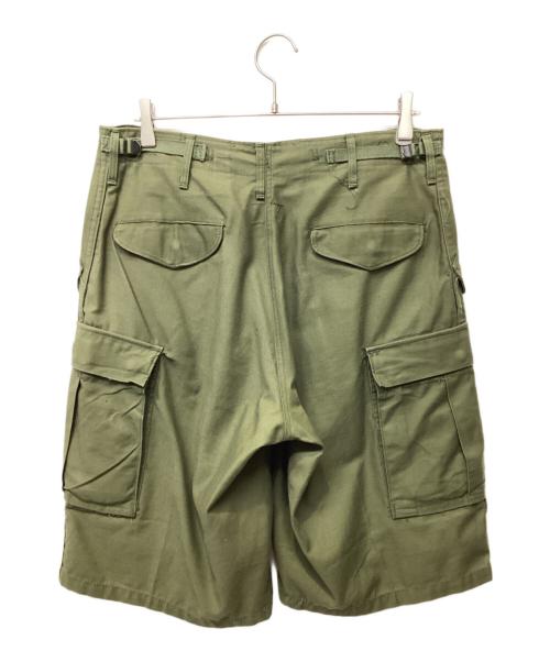 US ARMY（ユーエスアーミー）US ARMY (ユーエスアーミー) ハーフカーゴパンツ カーキ サイズ:Sの古着・服飾アイテム