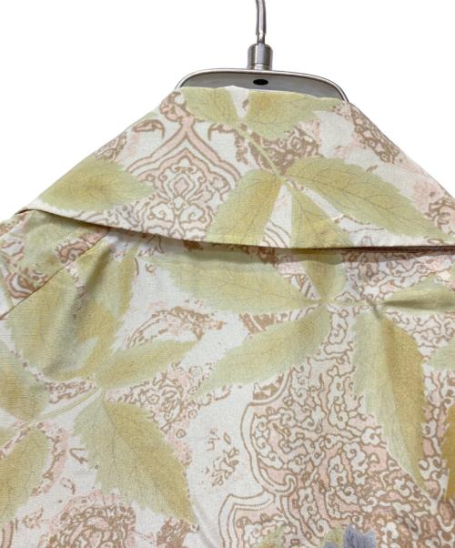 KENZO（ケンゾー）KENZO (ケンゾー) シルクシャツワンピース グリーン サイズ:40の古着・服飾アイテム