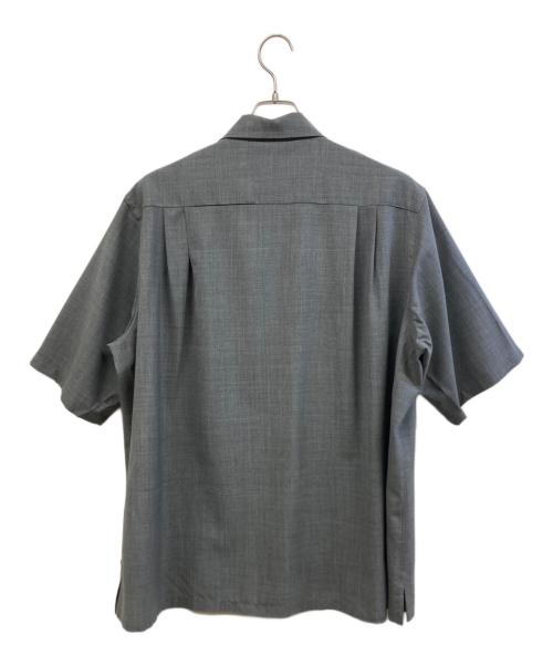 Unlikely（アンライクリー）Unlikely (アンライクリー) 半袖スポーツオープンカラーシャツ ライトグレー サイズ:Lの古着・服飾アイテム