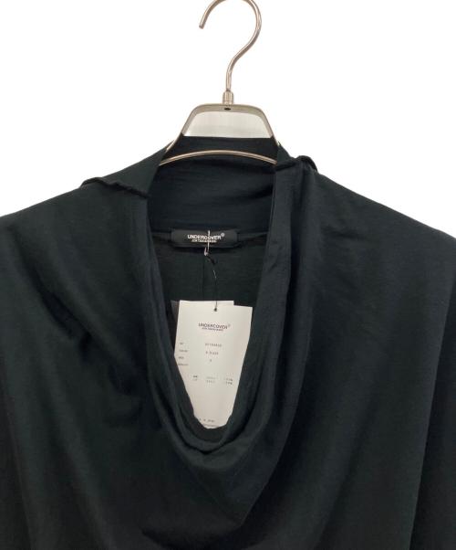 UNDERCOVER（アンダーカバー）UNDERCOVER (アンダーカバー) TEEカスタム衿ドレープ ブラック サイズ:Lの古着・服飾アイテム