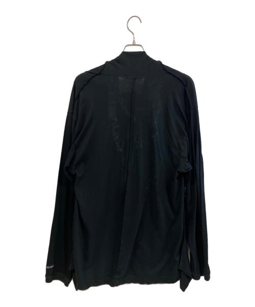 UNDERCOVER（アンダーカバー）UNDERCOVER (アンダーカバー) TEEカスタム衿ドレープ ブラック サイズ:Lの古着・服飾アイテム