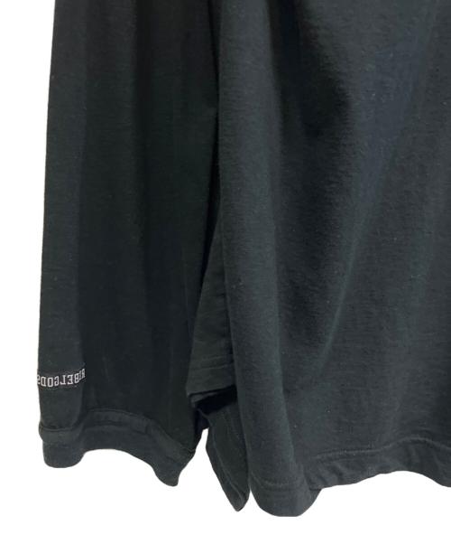 UNDERCOVER（アンダーカバー）UNDERCOVER (アンダーカバー) TEEカスタム衿ドレープ ブラック サイズ:Lの古着・服飾アイテム