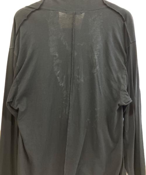 UNDERCOVER（アンダーカバー）UNDERCOVER (アンダーカバー) TEEカスタム衿ドレープ ブラック サイズ:Lの古着・服飾アイテム
