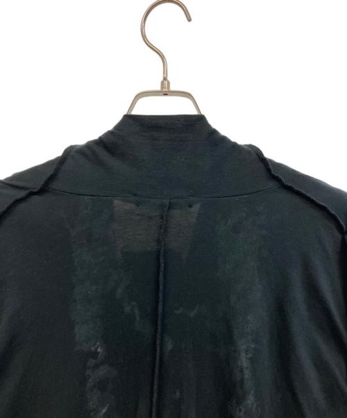 UNDERCOVER（アンダーカバー）UNDERCOVER (アンダーカバー) TEEカスタム衿ドレープ ブラック サイズ:Lの古着・服飾アイテム