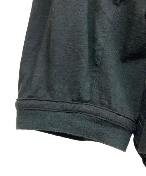 UNDERCOVER（アンダーカバー）UNDERCOVER (アンダーカバー) TEEカスタム衿ドレープ ブラック サイズ:Lの古着・服飾アイテム