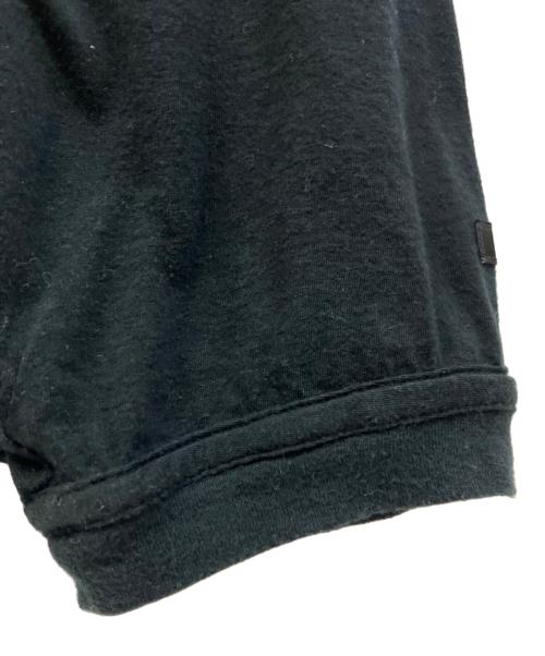 UNDERCOVER（アンダーカバー）UNDERCOVER (アンダーカバー) TEEカスタム衿ドレープ ブラック サイズ:Lの古着・服飾アイテム