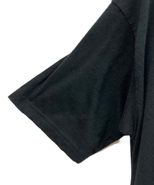 UNDERCOVER（アンダーカバー）UNDERCOVER (アンダーカバー) TEEカスタム衿ドレープ ブラック サイズ:Lの古着・服飾アイテム