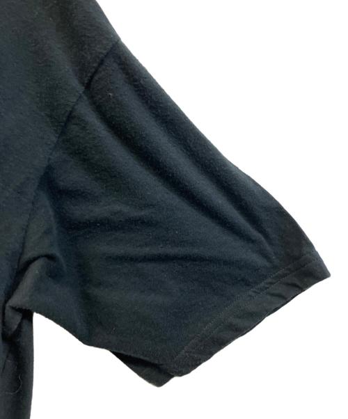 UNDERCOVER（アンダーカバー）UNDERCOVER (アンダーカバー) TEEカスタム衿ドレープ ブラック サイズ:Lの古着・服飾アイテム