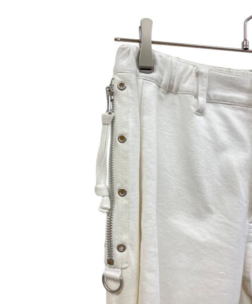 UNDERCOVER（アンダーカバー）UNDERCOVER (アンダーカバー) オープンニースリムパンツ ホワイト サイズ:5の古着・服飾アイテム