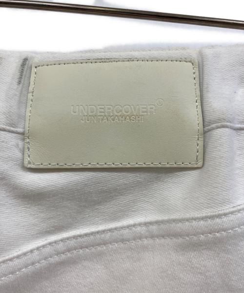 UNDERCOVER（アンダーカバー）UNDERCOVER (アンダーカバー) オープンニースリムパンツ ホワイト サイズ:5の古着・服飾アイテム