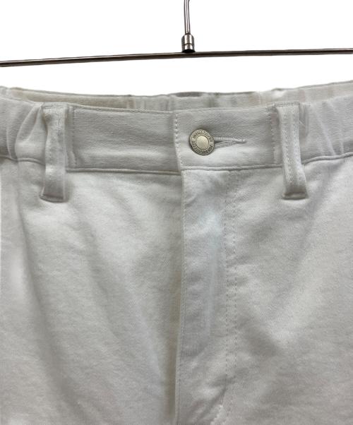 UNDERCOVER（アンダーカバー）UNDERCOVER (アンダーカバー) オープンニースリムパンツ ホワイト サイズ:5の古着・服飾アイテム