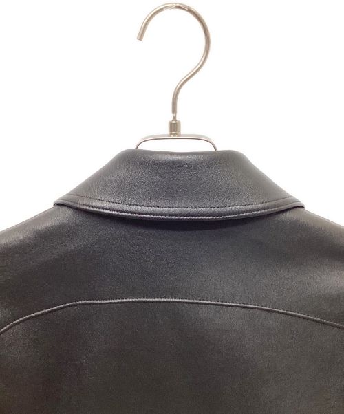 1piu1uguale3（ウノピュウノウグァーレトレ）1piu1uguale3 (ウノ ピゥ ウノ ウグァーレ トレ) シングルライダースジャケット ブラック サイズ:IVの古着・服飾アイテム