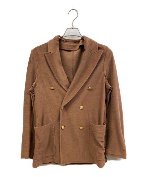 TOMORROW LAND（トゥモローランド）TOMORROW LAND (トゥモローランド) コットンジャージーブレザー ブラウン サイズ:44の古着・服飾アイテム