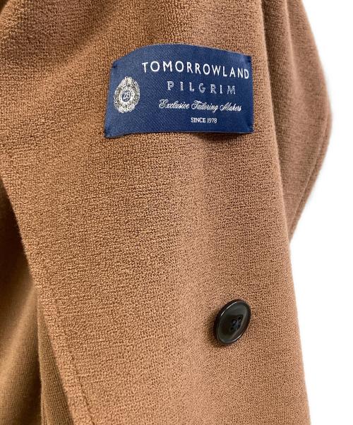TOMORROW LAND（トゥモローランド）TOMORROW LAND (トゥモローランド) コットンジャージーブレザー ブラウン サイズ:44の古着・服飾アイテム