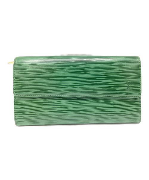 LOUIS VUITTON（ルイ ヴィトン）LOUIS VUITTON (ルイ ヴィトン) 長財布 グリーンの古着・服飾アイテム