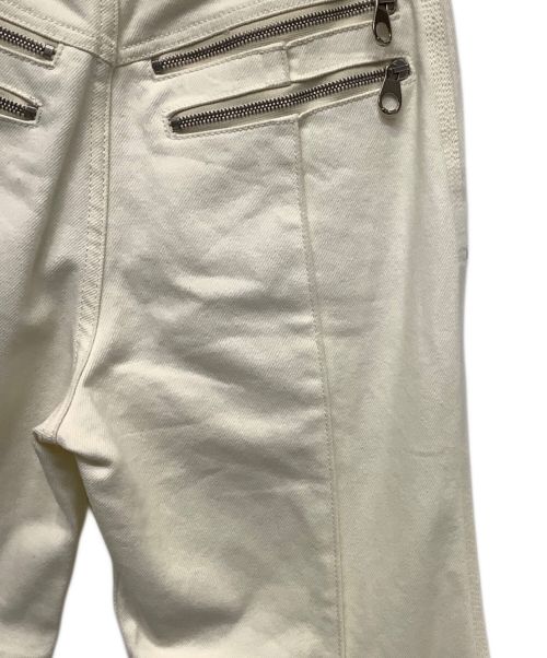 Chloe（クロエ）Chloe (クロエ) ワイドレッグデニムパンツ アイボリー サイズ:38の古着・服飾アイテム