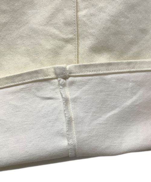 Chloe（クロエ）Chloe (クロエ) ワイドレッグデニムパンツ アイボリー サイズ:38の古着・服飾アイテム