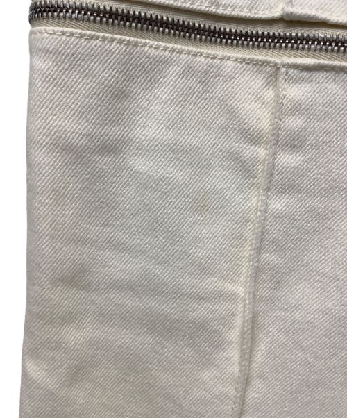 Chloe（クロエ）Chloe (クロエ) ワイドレッグデニムパンツ アイボリー サイズ:38の古着・服飾アイテム