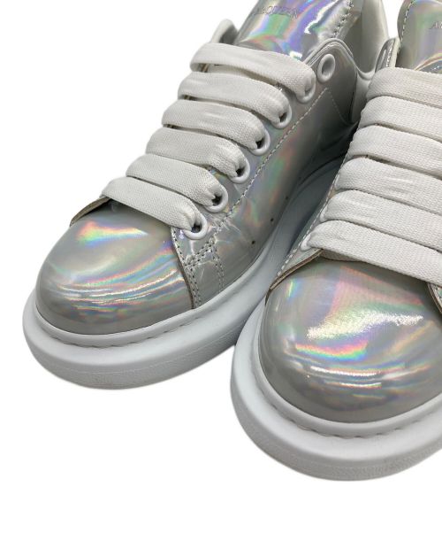 ALEXANDER McQUEEN（アレキサンダーマックイーン）ALEXANDER McQUEEN (アレキサンダーマックイーン) ローカットスニーカー ライトグレー サイズ:37の古着・服飾アイテム