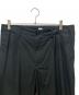 SEQUEL (シークエル) T/Cツイル タック テーパード チノパンツ ブラック サイズ:XL：8000円