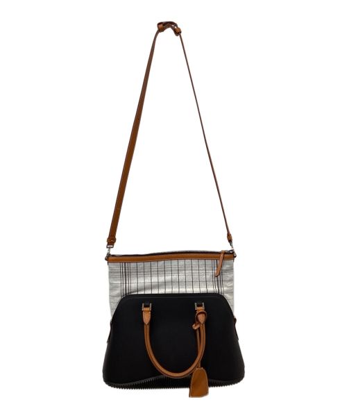 Maison Margiela（メゾンマルジェラ）Maison Margiela (メゾンマルジェラ) 5AC Bag Medium ホワイト×ブラウン サイズ:Freeの古着・服飾アイテム
