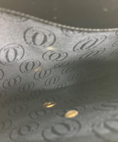 Cartier（カルティエ）Cartier (カルティエ) サファイアライン ショルダーバッグ ギャランティカード付 ダークネイビーの古着・服飾アイテム