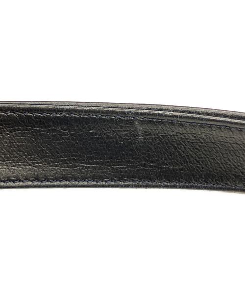 Cartier（カルティエ）Cartier (カルティエ) サファイアライン ショルダーバッグ ギャランティカード付 ダークネイビーの古着・服飾アイテム