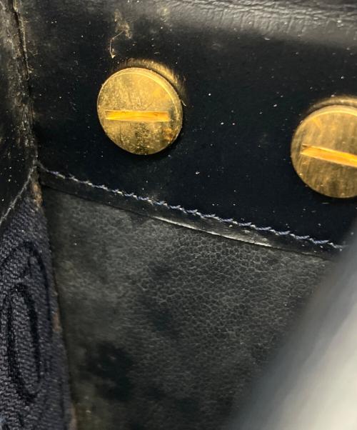 Cartier（カルティエ）Cartier (カルティエ) サファイアライン ショルダーバッグ ギャランティカード付 ダークネイビーの古着・服飾アイテム