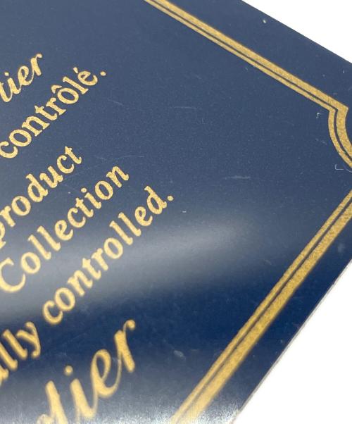 Cartier（カルティエ）Cartier (カルティエ) サファイアライン ショルダーバッグ ギャランティカード付 ダークネイビーの古着・服飾アイテム