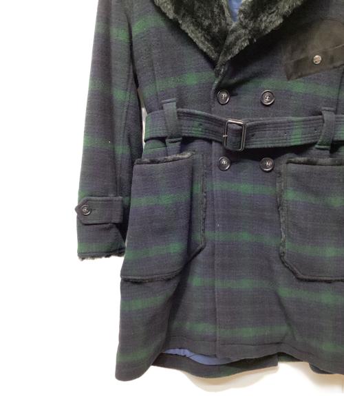 WOOLRICH（ウールリッチ）WOOLRICH (ウールリッチ) BEAMS (ビームス) コート ネイビー サイズ:Sの古着・服飾アイテム